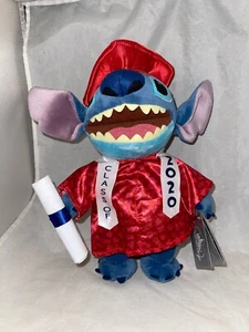 2020 Disney Lilo & Stitch Graduate Stitch 11" Toy Plush With Tags - Imagen 1 de 1