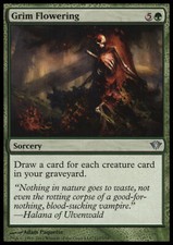 Magic the Gathering MTG Grim Flowering (117) Dark Ascension   NM