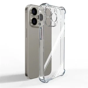 Clear Shockproof Case For iPhone 15 14 13 12 11 Pro Max Plus mini Back Cover - Picture 1 of 5