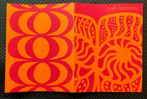WITH MARIMEKKO SCREEN-PRINT COVER Craft Horizons May/June 1968 Textiles Theater - Picture 1 of 6