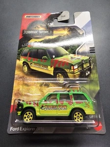 2025 Matchbox Jurassic World Rebirth Ford Explorer (#5) - Picture 1 of 3
