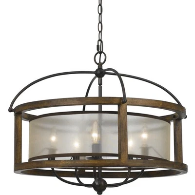 CAL Lighting & Accessories FX-3536/5 Round Chandelier Dark Bronze - New Opened - Image 1 of 2