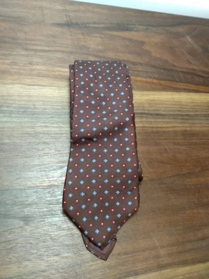 Vintage Lilly Dache Tie Brown  Excellent Condition  - Image 1 of 4