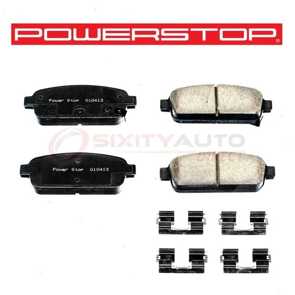 PowerStop Rear Disc Brake Pad & Hardware Kit for 2012-2014 Chevrolet Orlando fp Foto 1 de 4