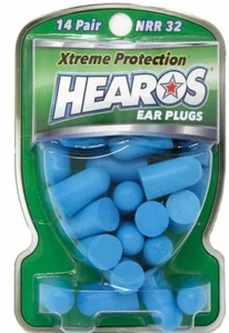 HEAROS Xtreme Ear plugs - Best In Class Noise Cancelling Disposable Foam - Picture 1 of 5