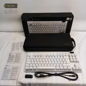 TECLADO GAMING LOGITECH PRO X TKL LIGHTSPEED INALÁMBRICO BLUETOOTH BLANCO - Imagen 1 de 10