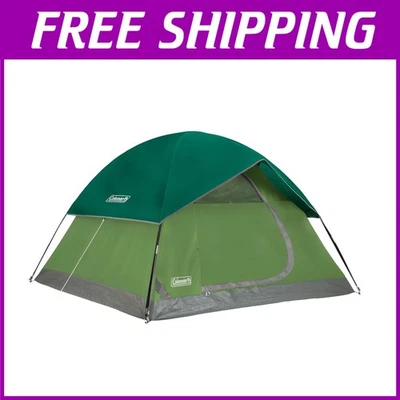 Amplia tienda de campaña para 3 personas con protección contra la lluvia Foto 1 de 4