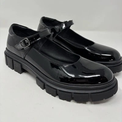 Seychelles Mary Jane Lug Sole Size 9 Black Patent Leather Platform NWOT - Image 1 of 4
