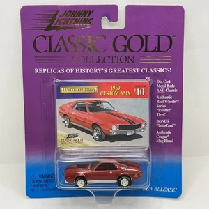 Johnny Lightning 1969 AMC Custom AMX Classic Gold Collection Diecast 1:64 rojo - Imagen 1 de 4