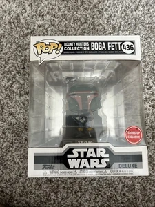 Funko Pop! Deluxe: Star Wars - Bounty Hunters Collection: Boba Fett (Metallic) - - Picture 1 of 5