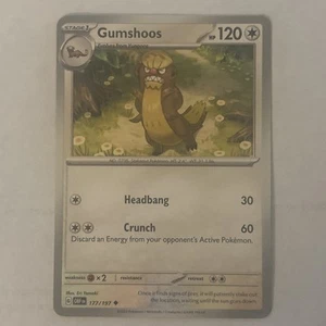 Gumshoos 177/197 Pokémon TGC Obsidian Flames - Imagen 1 de 2