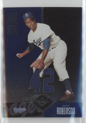 Camiseta 2004 Leaf Limited Threads número 4/100 Jackie Robinson #211 HOF - Imagem 1 de 3