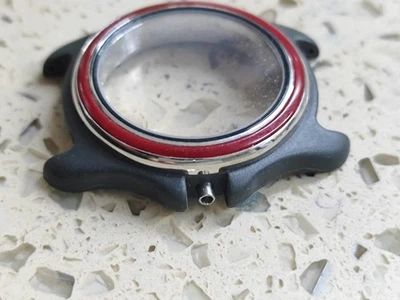 NOS VICTORINOX SWISS ARMY  Military Red PART CASE BLACK /RED  -  34 mm NOS - Image 1 of 4