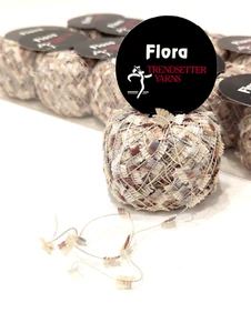 10 Lacey Balls Factory Packed FLORA Lace TrendSetter Yarns ITALY Earth Multi - Picture 1 of 7