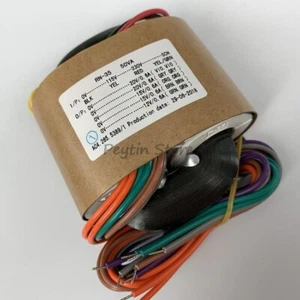 1 Stück 50 W Eingang 0 V-115 V-230 V-SCN Ausgang 20 V 15 V 12 V R-Typ Audio Leistungstransformator - Bild 1 von 2