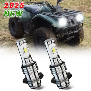For Yamaha KODIAK 400 4X4 Auto 2000-2006 Xenon LED 6000K Lamp Headlight 2X Bulbs - Picture 1 of 16