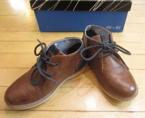 MAX+JAKE Kids Toddler Dress Shoes - Damian Bennett Size 13 - Brown Navy Chukka - Picture 1 of 8