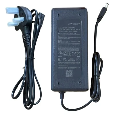Smart AC/DC Adapter Ladegerät für HXRiding X7 Elektroroller Netzkabel - Bild 1 von 4