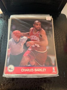 Vintage 1990-91 NBA Reifen 8x10 Actionfoto Charles Barkley Philadelphia 76ers - Bild 1 von 4
