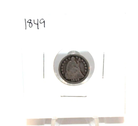 1849 Liberty Seated Half Dime Coin [073WEJ] Cover