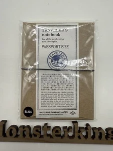 Traveler's Factory Notebook Airport Passport Size Black Edition Limited Neu - Bild 1 von 3