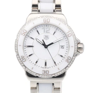TAG HEUER Formula 1 Watches WAH1213 Stainless Steel White ceramic used - Picture 1 of 10