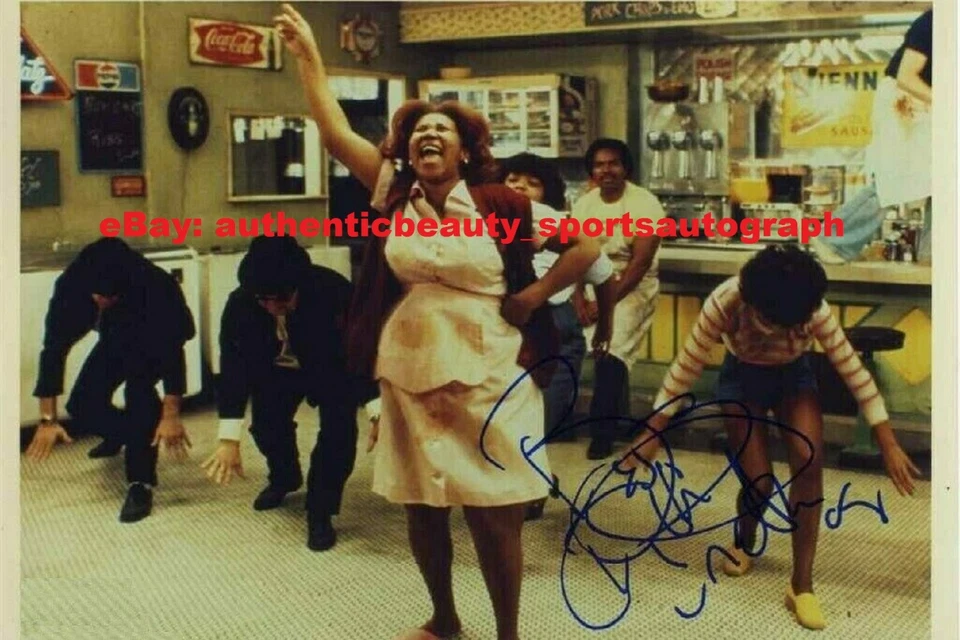 ARETHA FRANKLIN SOUL GOSPEL RESPECT BLACK SIGNED 12x18 MUSIC POSTER REPRINT RP - Image 1 of 1