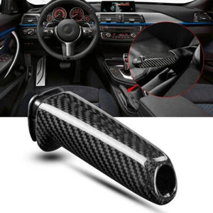 Handbrake For BMW E36 E46 E90 E92 F30 F80 Front Brake Handle Cover Carbon Fiber - Picture 1 of 8