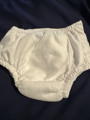 Pañal de natación iPlay unisex bebé blanco liso talla 3-6 m UPF 50+ Foto 1 de 3