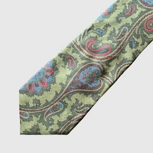 Faconnable Men’s Classic Paisley Silk Made in Italy Tie - Picture 1 of 8
