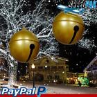60Cm Big Bell Balloon Pvc Christmas Blow Up Bell Xmas Tree Decor (Without Bow)