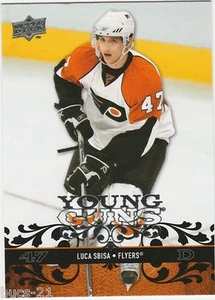 2008 - 2009 Upper Deck Luca Sbisa Philadelphia Flyers #234 Hockey Card - Picture 1 of 2