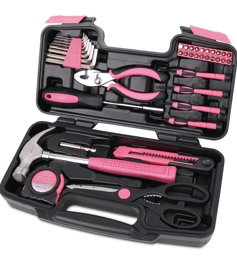 Apollo Tools Original 39 Piece General Household Tool Set in Toolbox Storage Cas - Image 1 of 1