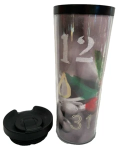 STARBUCKS CHRISTMAS ISSUE Travel Tumbler 16 oz 2012 INSULATED with Lid - Picture 1 of 10