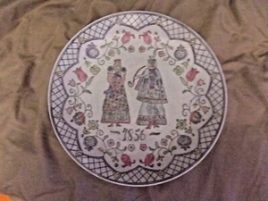 Toyo Macau Jena Hall Inspirationswith 1856 man and woman Inspirations 10"Plate#2 - Picture 1 of 6