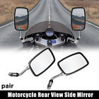 1 Pair Motorcycle 10Mm Screw Rearview Side Mirror Universal For Honda Cb400sf