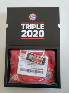 2020 ADIDAS TRIPLE SHIRT BAYERN MUNICH MONACO COMAN L + BADGES + BOX - Picture 1 of 12