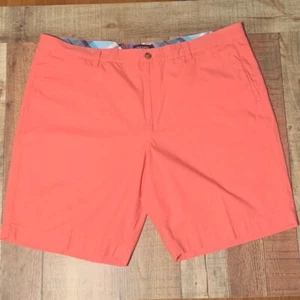 Chaps Herren Shorts orange flache Fronttaschen Gürtelschlaufe 100% Baumwolle 42 - Bild 1 von 5