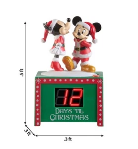 Disney Mickey Mouse Minnie Christmas Countdown Speaks Mickey Voice And Phrases - Picture 1 of 5
