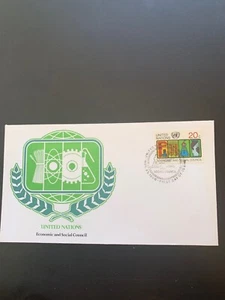 Stamps: United Nations First Day Cover 115, Scott 342, 1980 - Picture 1 of 1
