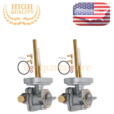 2PCS 447-24500-02-00 Fuel Valve Petcock for Yamaha XS750 XS850 XS1100 Non Vacuum Foto 1 de 4