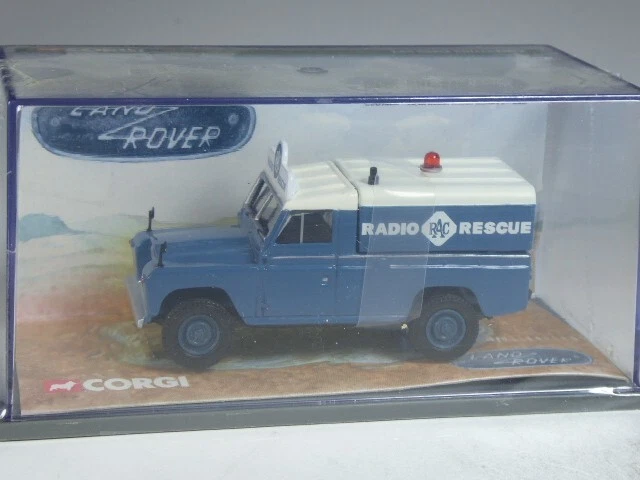 (SB-89) Corgi CC07406 Land Rover LWB Series I RAC Radio Rescue in 1:43 in OVP - Bild 1 von 1