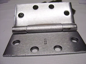 Menge 6 IVES Satin Chrom Stahl Kugellager 3 Achsschenkel Türscharniere GQ 4 1/2" - Bild 1 von 7