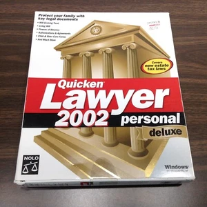 QUICKEN LAWYER 2002 - Personal Deluxe - For Windows 95/98/2000/ME/XP - Pre-Owned - Picture 1 of 11