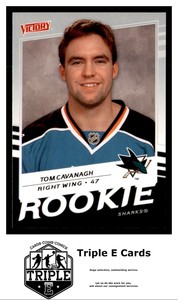 2008 Upper Deck Victory #218 Tom Cavanagh RC San Jose Sharks ~A5J