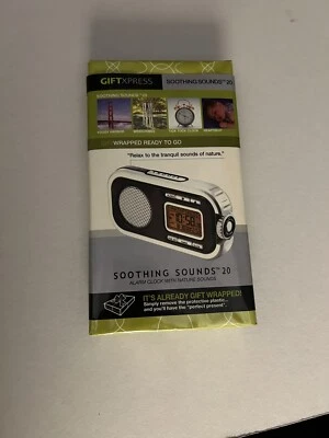 Soothing Sounds 20 Relax to The Sounds Of Nature Alarm Clock New - Image 1 of 2