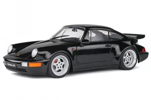 RARE Porsche 911 (964) 3.8 RS de 1990 noire au 1/18 de Solido S1803404 - Picture 1 of 7