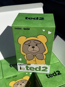 POP MART - Ted 2 Teddy Bear Action Plush Pendant Brand New Individual Blind Box - Picture 1 of 11