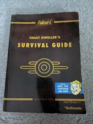 Fallout 4 Vault Dweller's Survival Guide Paperback Strategy Book #782 - Image 1 of 2