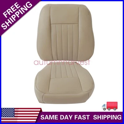 For 03-06 Lincoln Navigator Driver Top Bottom Replacement Leather Seat Cover Tan - Image 1 of 4